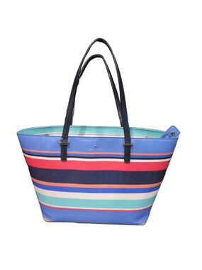 Kate Spade New York Women's Cedar Street Striped Zip Top Tote Bag Mulicolor